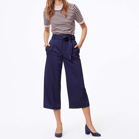 LOFT Pants - LOFT Shimmer Wide Leg Pants
